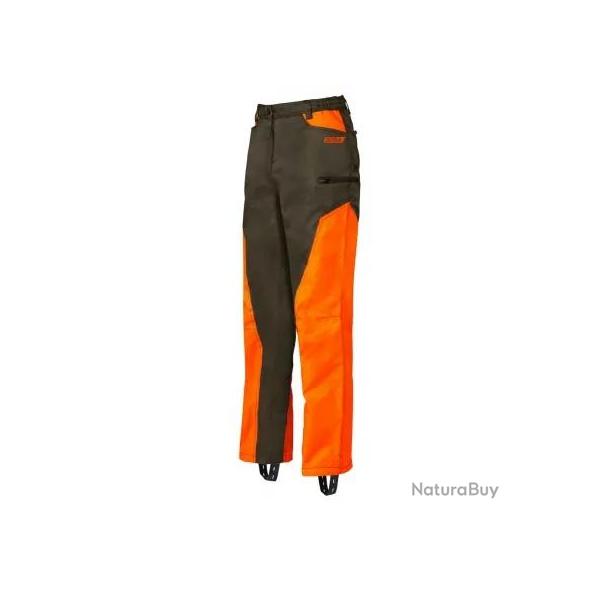 Pantalon de traque imperm�able Verney Carron Attila kaki orange