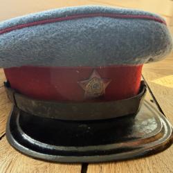 Casquette arm&eacute;e rouge 2&egrave;me guerre mondiale du NKVD