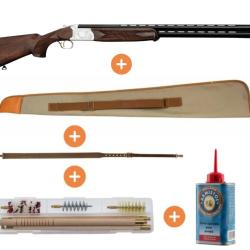 Pack Fusil Superpos&eacute; Yildiz Luxe Calibre 20 Crosse Pistolet
