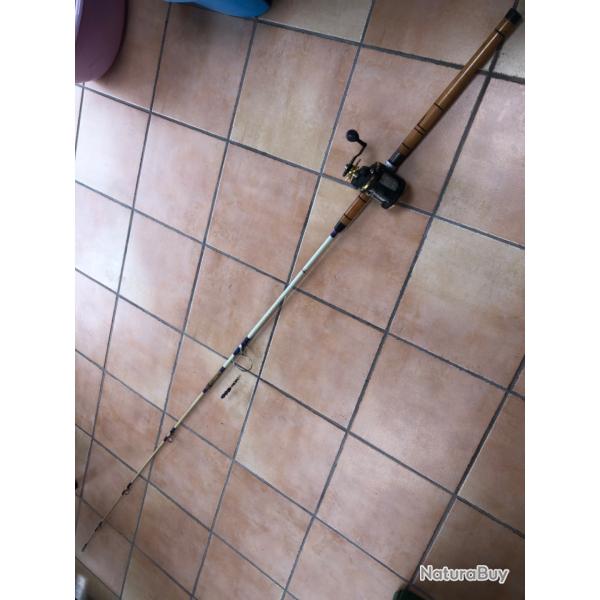 Lancer lourd avec moulinet Black Pearl avec tresse