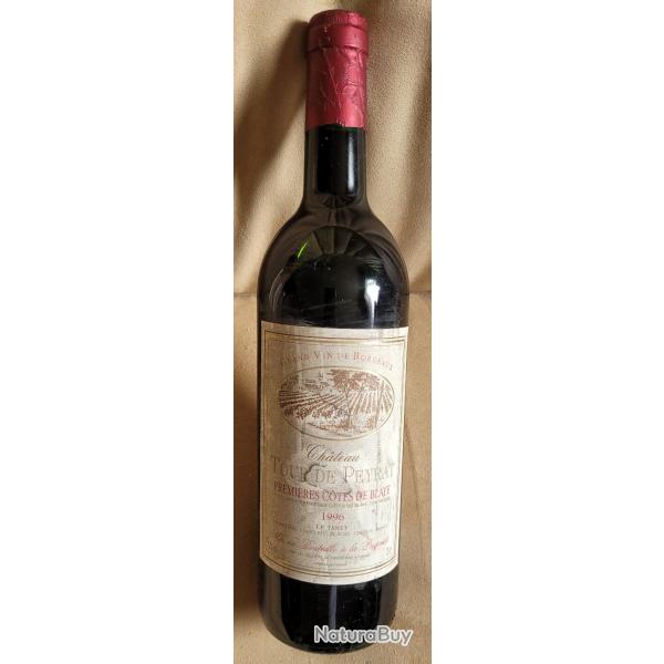 Ch�teau TOUR de PEYRAT 1�res C�tes de BLAYE (1996) Grand Vin de Bordeaux 30