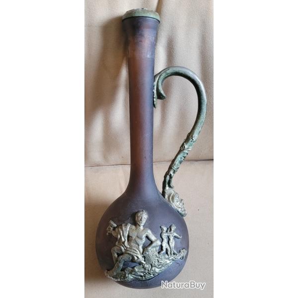 VINTAGE Tr�s Jolie Bouteille/Amphore de VIN MOSCATEL TEICHENN� de ARBOS - Ann�es 1970