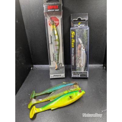 lot 14 pack SAWAMURA KATTOBI BULLET leurre souple peche mer fishing lures rapal