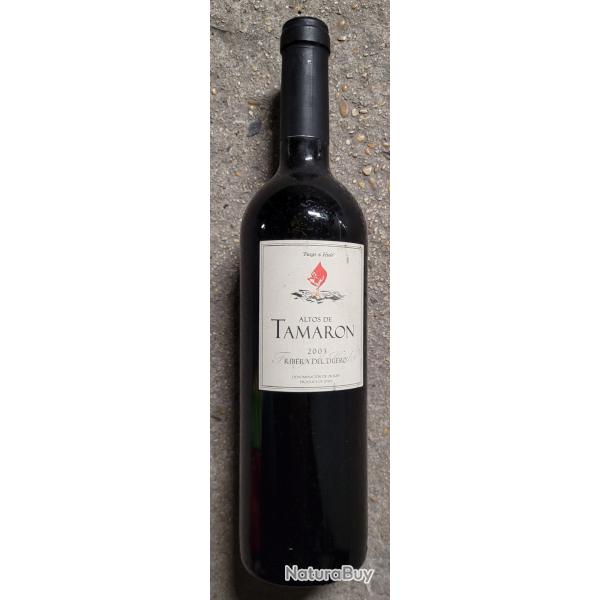 Bouteille de VIN ROUGE ALTOS de TAMARON 2003 (ESPAGNE)