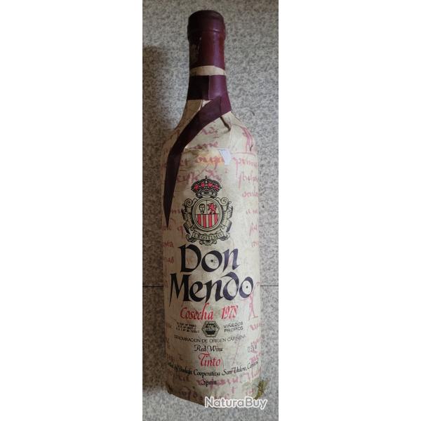 VIN ROUGE DON MENDO CARI�ENA (Espagne) 1978