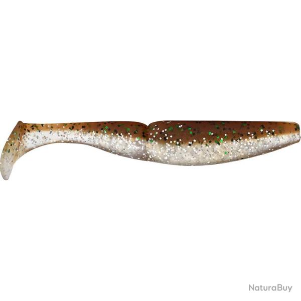 Leurre souple SAWAMURA One up shad 6 172 Beer green flake