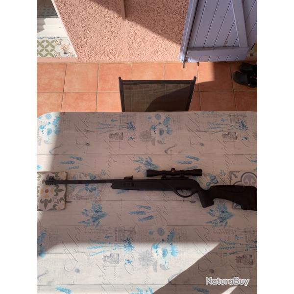 Carabine a plomb (4,5) gamo tactical storm avec lunette (19,9 joules)