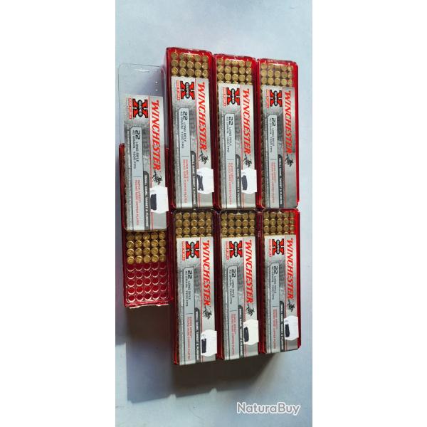 Lot 675 Cartouches 22lr winchester super speed 40 grains