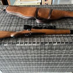 carabine de tir ZASTAVA  7x64 très bonne occasion peu servi +lunette  VISTASCOPE  4X40+étui  fourré