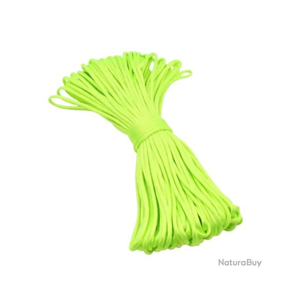 Paracorde - Vert fluo - 30m