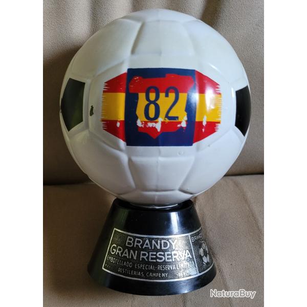 BRANDY (1 Litre) GRAN RESERVA Ballon Mundial 82 (Espagne)