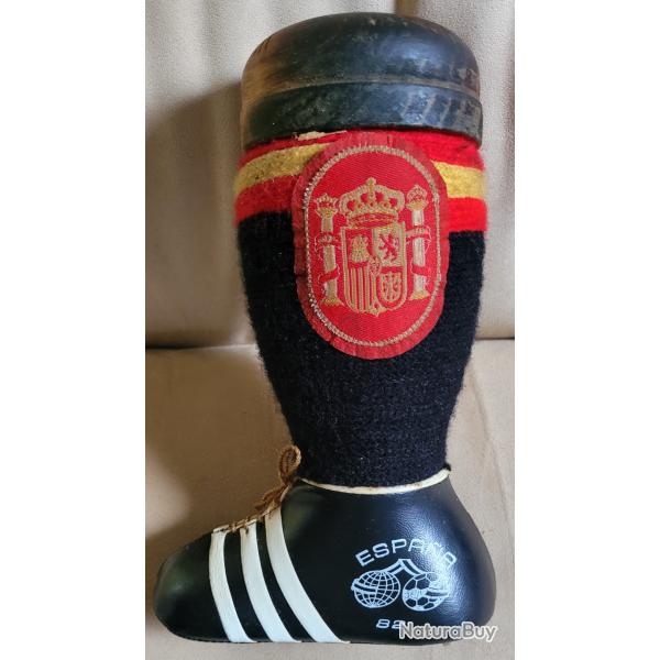 RARE Bouteille de Liqueur Mundial 82 (en forme de Chaussure de Football Espagne)