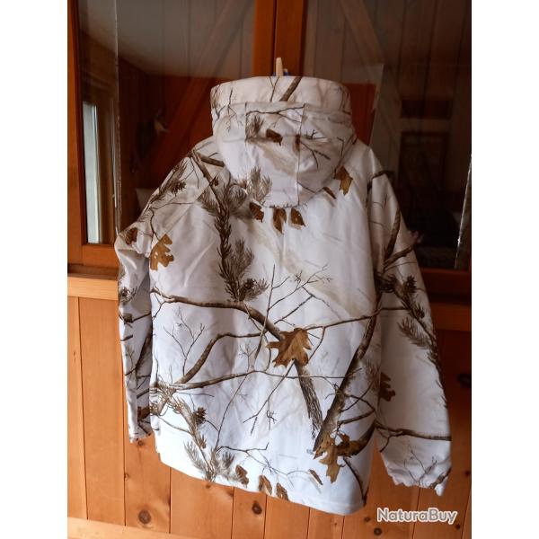 Veste chasse camo blanc neuf avec tiquette