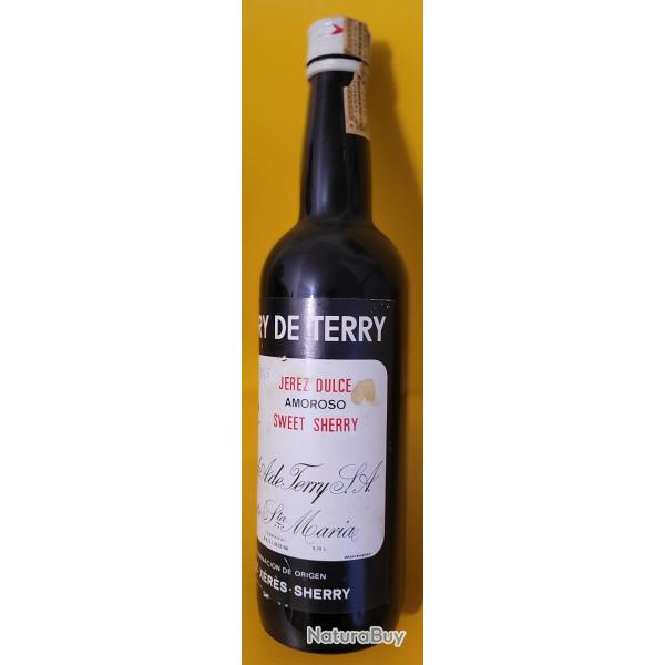 Vieille Bouteille de VIN X�r�s JEREZ AMOROSO (1982)