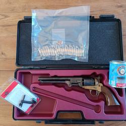 REVOLVER GAMI type COLT NAVY Cal36 + Pack complet poudre noire