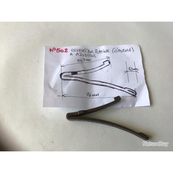 VENDU PAR LE-CUIRASSIER N502 RESSORT DE PLATINE GAUCHE POUR FUSIL BRUTE  AJUSTER