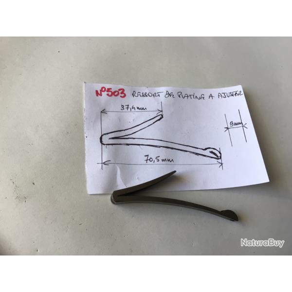 VENDU PAR LE-CUIRASSIER N503 RESSORT DE PLATINE POUR FUSIL BRUTE  AJUSTER