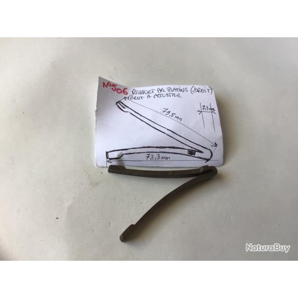 VENDU PAR LE-CUIRASSIER N506  RESSORT DE PLATINE DROITE POUR FUSIL BRUT  AJUSTER