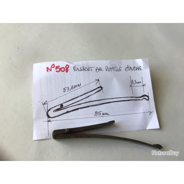 VENDU PAR LE-CUIRASSIER N508 RESSORT DE PLATINE GAUCHE POUR FUSIL
