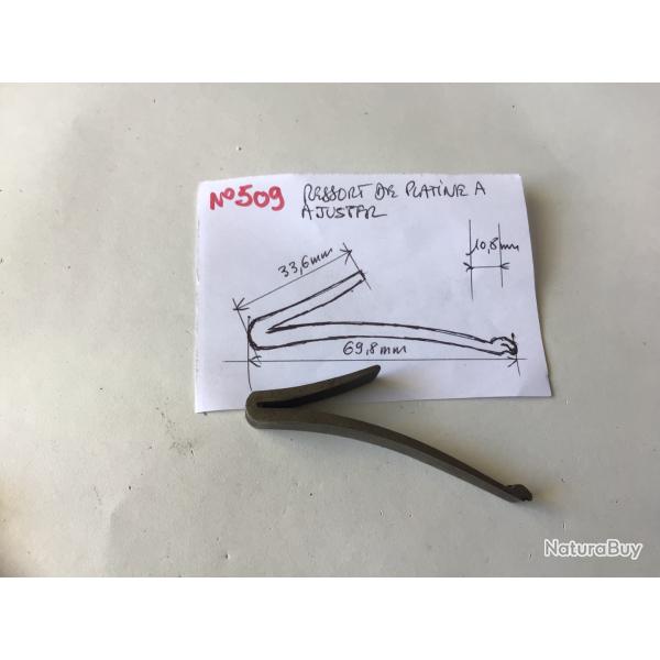 VENDU PAR LE-CUIRASSIER N509 RESSORT DE PLATINE POUR FUSIL  AJUSTER