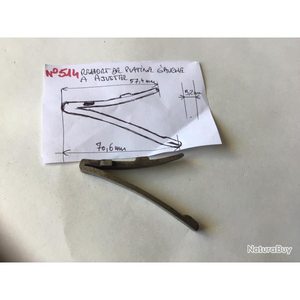 VENDU PAR LE-CUIRASSIER N514 RESSORT DE PLATINE  GAUCHE POUR FUSIL  AJUSTER