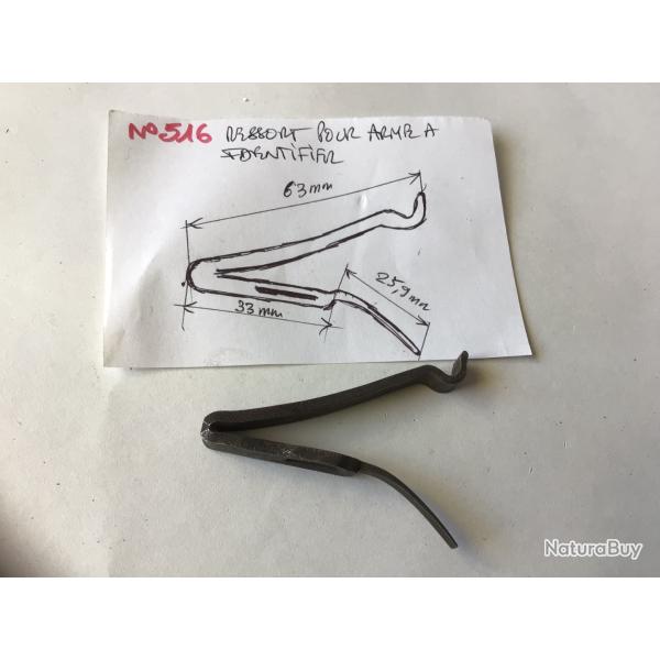 VENDU PAR LE-CUIRASSIER N516 RESSORT DE PLATINE  GAUCHE POUR FUSIL  AJUSTER