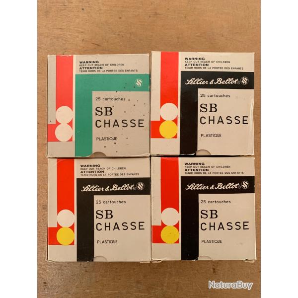 100 cartouches Sellier Bellot cal 12.