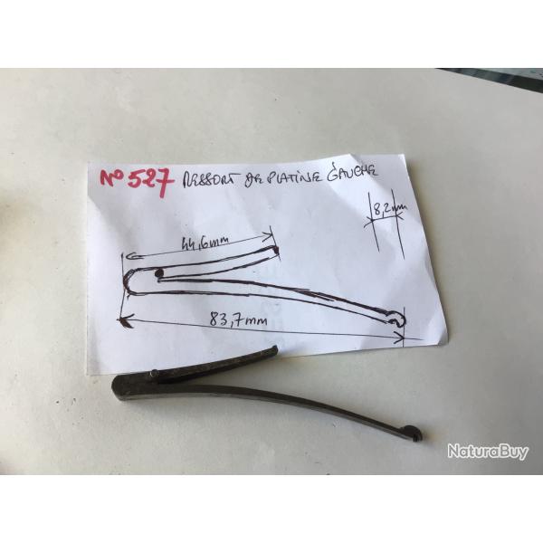 VENDU PAR LE-CUIRASSIER N527 RESSORT DE PLATINE GAUCHE POUR FUSIL