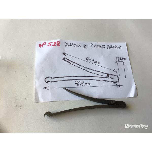 VENDU PAR LE-CUIRASSIER N528 RESSORT DE PLATINE DROITE POUR FUSIL