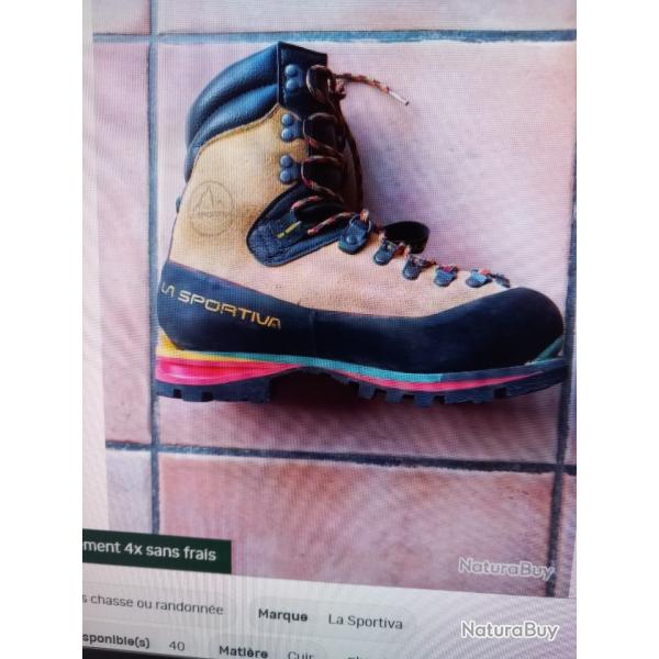 Chaussures de grande randonne la sportiva taille 40