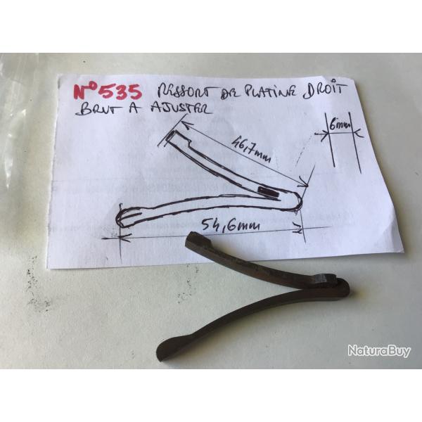 VENDU PAR LE-CUIRASSIER N535 RESSORT DE PLATINE DROITE POUR FUSIL