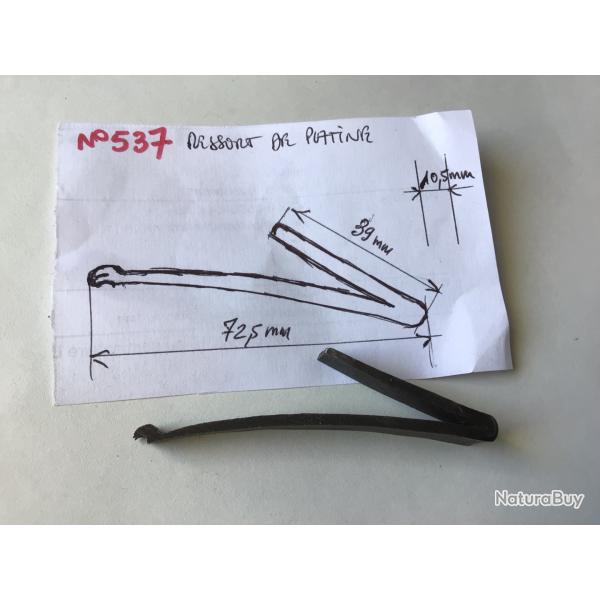 VENDU PAR LE-CUIRASSIER N537 RESSORT DE PLATINE POUR FUSIL