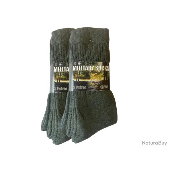 LOT DE 6 PAIRES DE CHAUSSETTES MILITARY bf