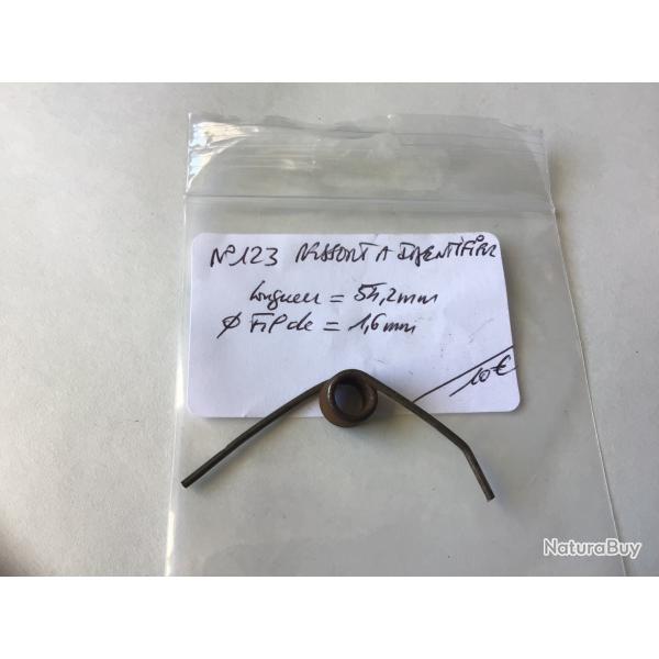 VENDU PAR LE-CUIRASSIER N123 RESSORT D'ARMURERIE  IDENTIFIER