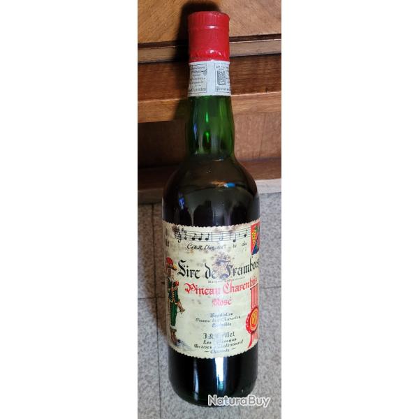 Bouteille de PINEAU Ros� SIRE de FRAMBOISY (1982)