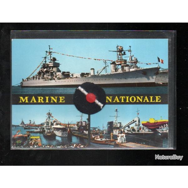 marine nationale navires de ligne richelieu et jean bart cpm1076 , bacchi tissus