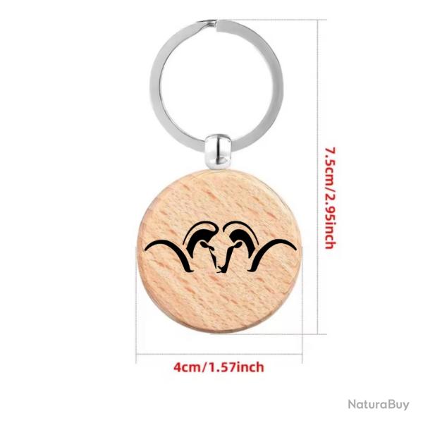 Porte cl personnalise au choix motif tte de blier.A