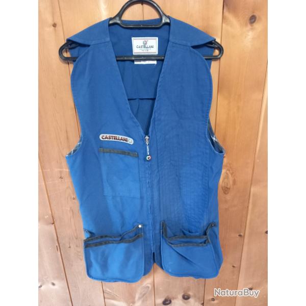 Gilet ball trap castellani gaucher
