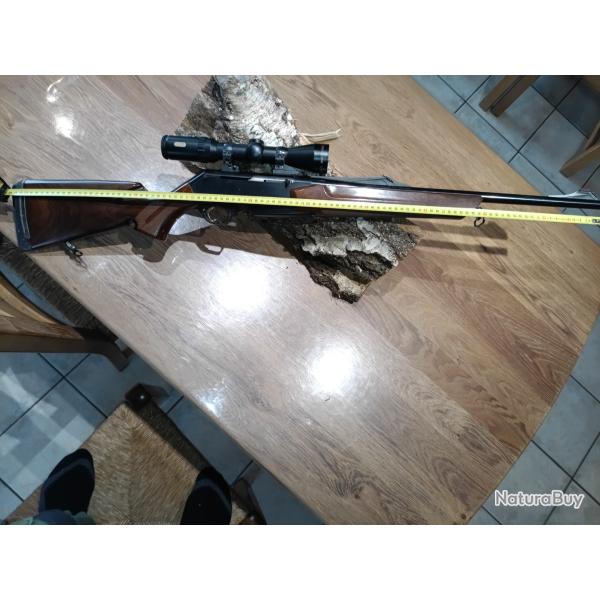 Carabine semi automatique Browning 270 wsm montage pivotant E.A.W et lunette Tasco Titan 1,5-6x42