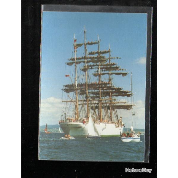 le sedov 4 mats urss voilier navire �cole cpm 1125 baie de douarnenez