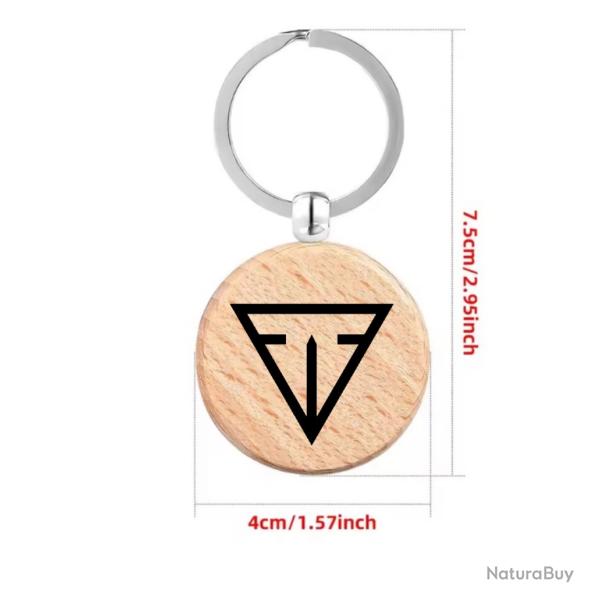 Porte cl logo TIKKA ides cadeaux original Nol ftes des pres anniversaire recto/verso zz