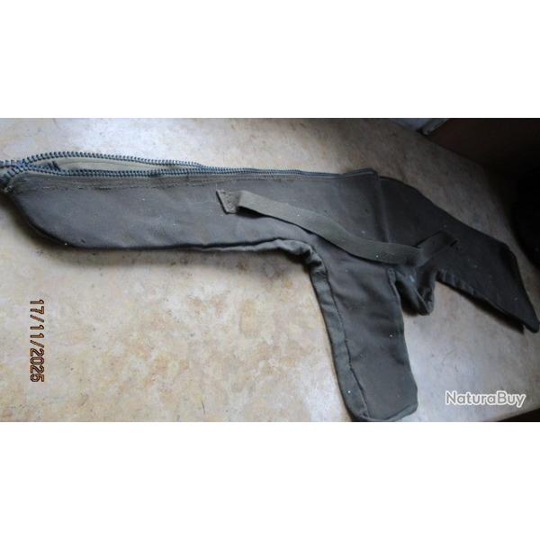 housse transport PM Thompson cal45 Indochine Indo guerre Alg�rie L�gion commando chasse parachutiste