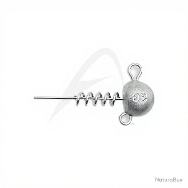 T�te plomb�e SAVAGE GEAR Corkscrew ballhead 10g