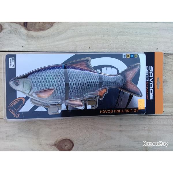 Lot 2 leurres Savage Gear 3D LT Roach 32cm 420g