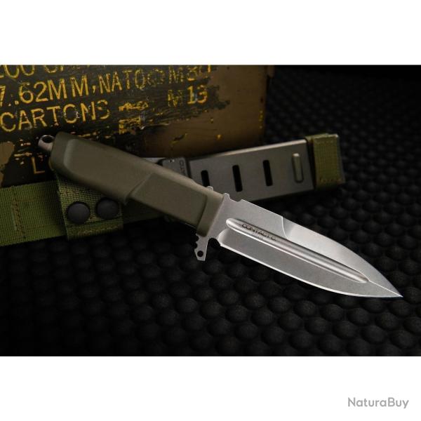 Couteau � lame fixe Extrema Ratio Contact C - Vert olive