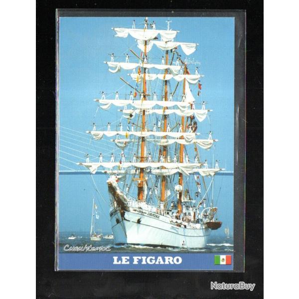 les grands voiliers cuauhtemoc mexique  3 mats barque cpm1975 navire �cole