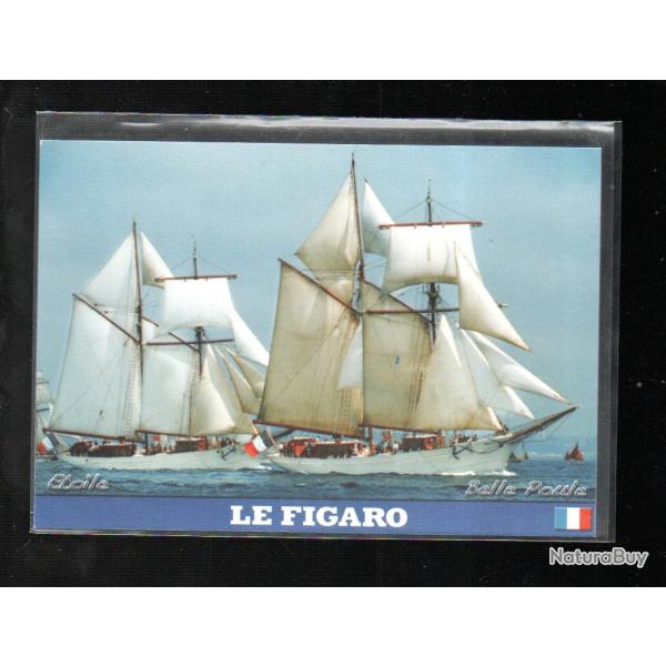 les grands voiliers �toile et belle poule france  cpm1977 navire �cole