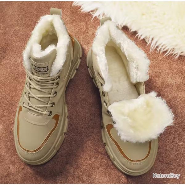 1 sans rserve Chaussures chaudes avec Cotton spcial hiver couleur noir