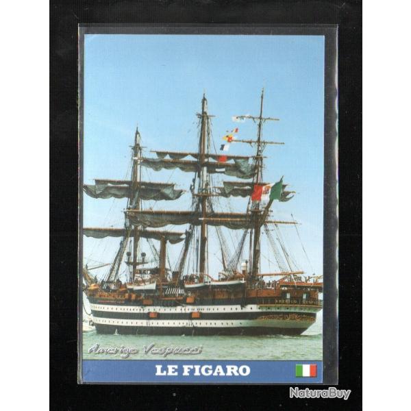 les grands voiliers amerigo vespucci italiel cpm 1974 navire �cole