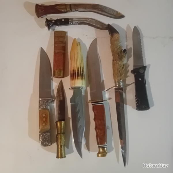 Collection couteaux